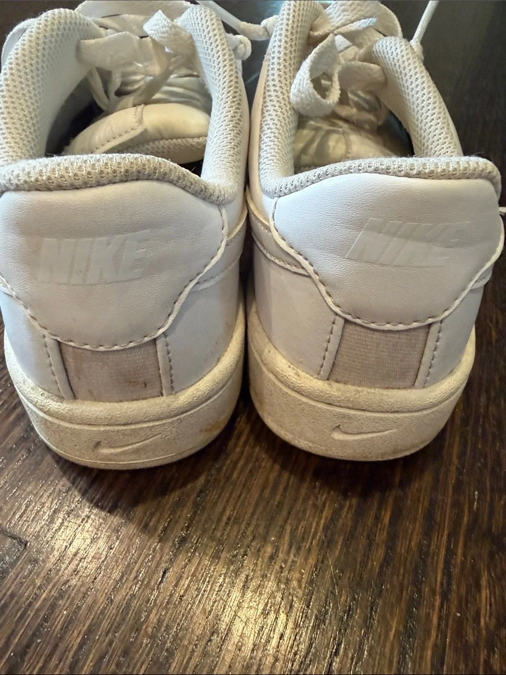 Nike Court Royale Women's White Leather Lace-Up Sneakers